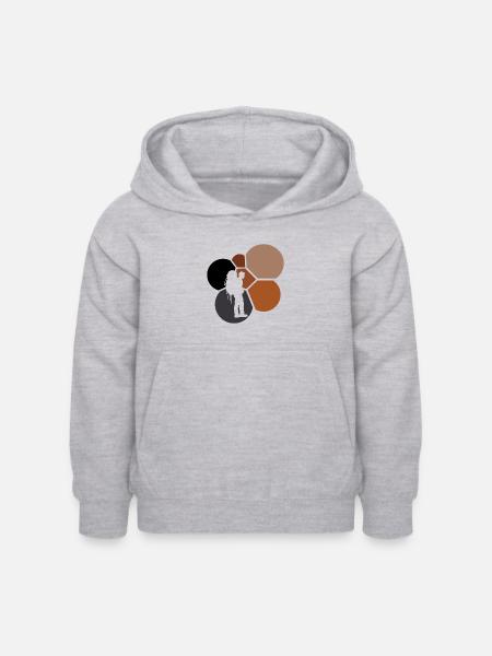 Backpacking Rucksack Backpacking - Kinder Hoodie - Hellgrau meliert