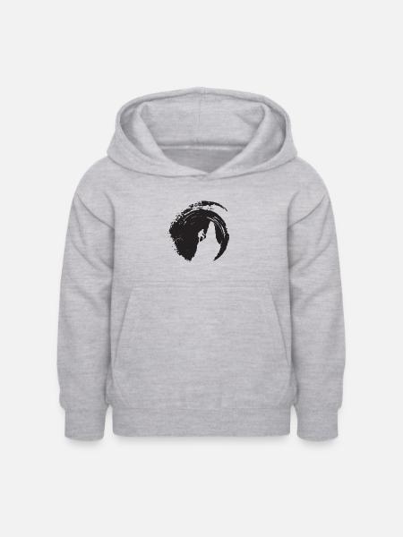 Kletterer Felsklettern Alpen - Kinder Hoodie - Hellgrau meliert