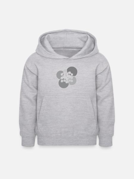Kryptowährung Bitcoin Bitcoin - Kinder Hoodie - Hellgrau meliert