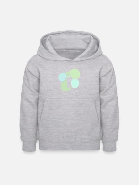 Tee Tee Tee - Kinder Hoodie - Hellgrau meliert