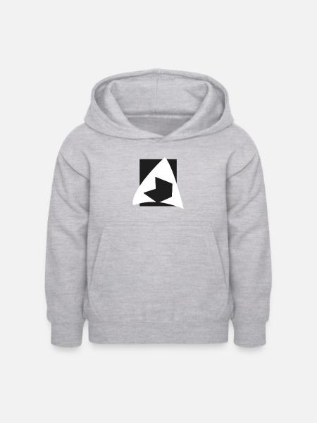 Schreiben Blogger Blogger - Kinder Hoodie - Hellgrau meliert