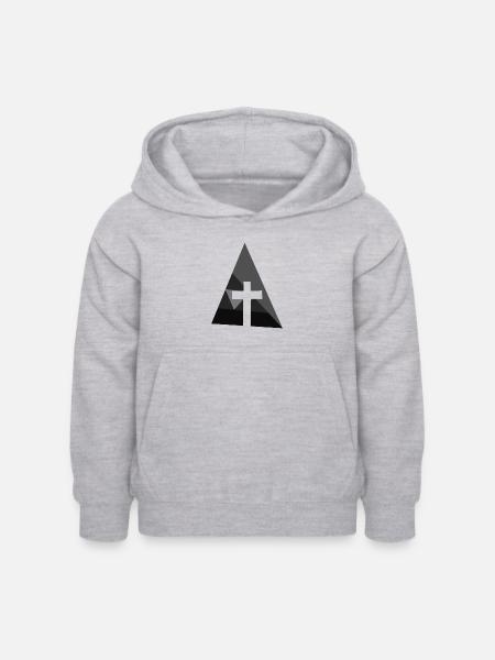 Bibel Bibel Christ - Kinder Hoodie - Hellgrau meliert