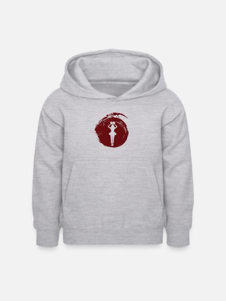 Cheerleading Cheerleader Cheerleading - Kinder Hoodie - Hellgrau meliert