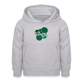 Biologie Zoologie Biologie - Kinder Hoodie - Hellgrau meliert - Vorne - AI Model Kid Female (0cm)