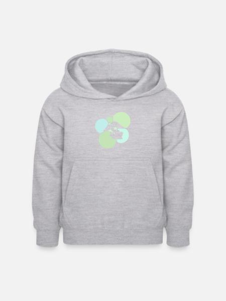 Bäume Bäume Bäume - Kinder Hoodie - Hellgrau meliert