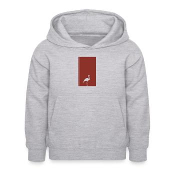 Flamingos Flamingo Waterfowl - Kids Hoodie - light heather grey - Front - AI Model Kid Female (0cm)