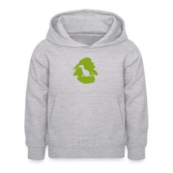 Fairy Tale Mythical Creatures Mythical Animal - Kids Hoodie - light heather grey - Front - AI Model Kid Female (0cm)