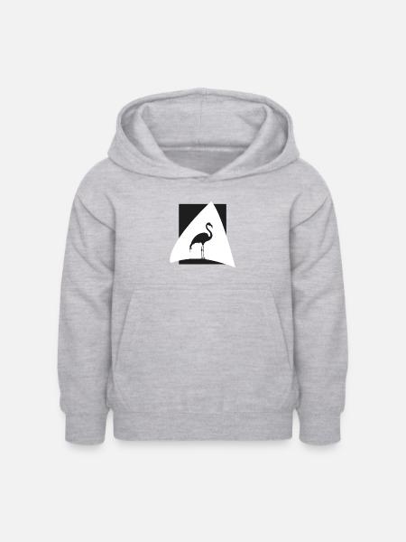 Flamingos Flamingos Flamingo Flamingo - Kinder Hoodie - Hellgrau meliert