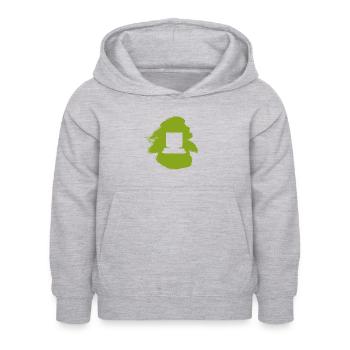 Technicien de travail informatique sur PC - Sweat à capuche Enfant - gris clair chiné - Devant - AI Model Kid Female (0cm)