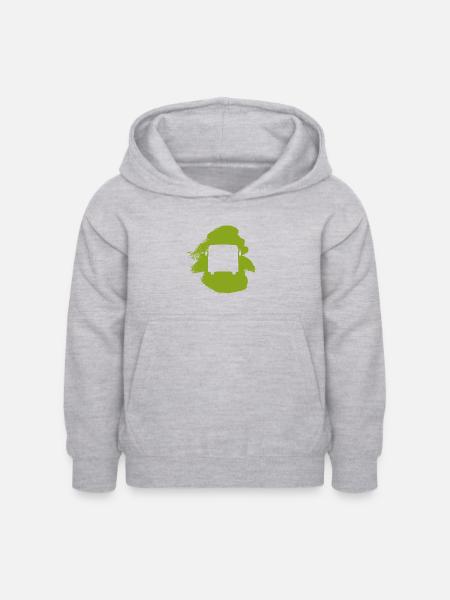 Busfahren Bus Bus - Kinder Hoodie - Hellgrau meliert