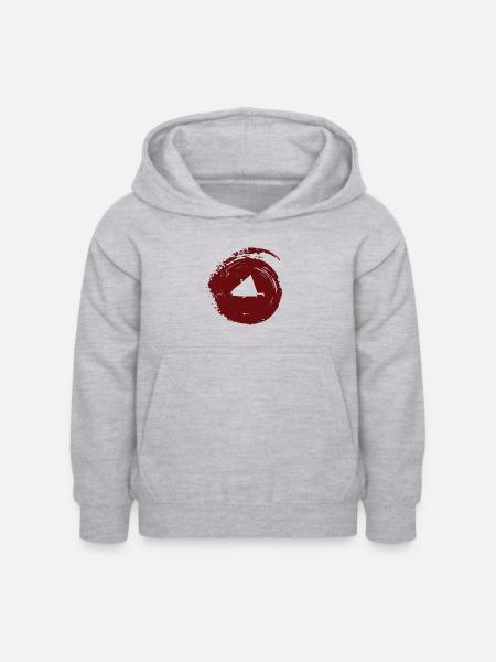 Haus Modern Modern - Kinder Hoodie - Hellgrau meliert