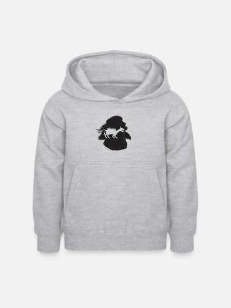 Märchen Kryptozoologie Märchen - Kinder Hoodie - Hellgrau meliert