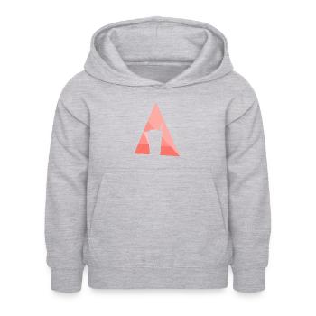 Bubble Tea Boba Tee - Kids Hoodie - light heather grey - Front - AI Model Kid Female (0cm)
