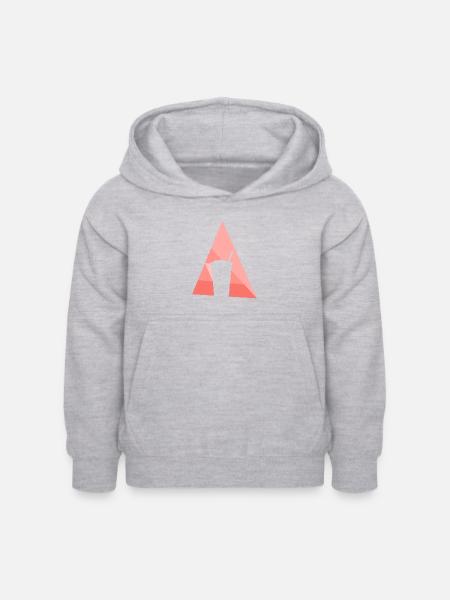 Bubble Tea Boba Tee - Kinder Hoodie - Hellgrau meliert