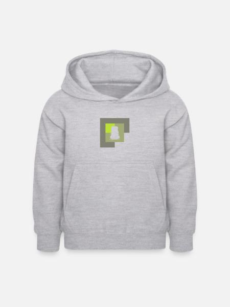 Backpacker Wanderung Pilger - Kinder Hoodie - Hellgrau meliert
