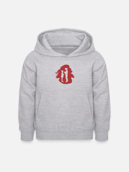 Grundschullehrer Schule - Kinder Hoodie - Hellgrau meliert