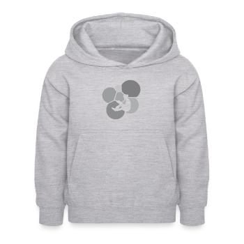Buch Bildung Literatur - Kinder Hoodie - Hellgrau meliert - Vorne - AI Model Kid Female (0cm)
