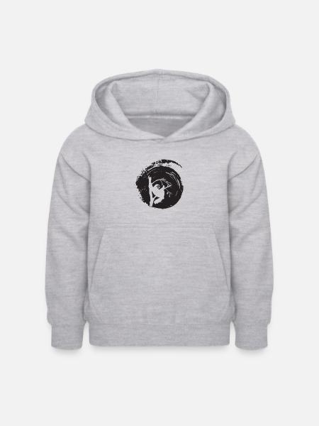 Faul Müdigkeit Schlafen - Kinder Hoodie - Hellgrau meliert