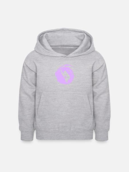 Rest Faul Muedigkeit - Kinder Hoodie - Hellgrau meliert