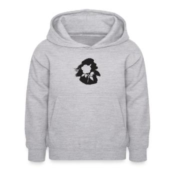 Fleuristerie Botanique - Sweat à capuche Enfant - gris clair chiné - Devant - AI Model Kid Female (0cm)