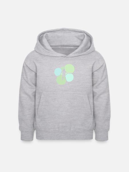 Western Cowboy - Kinder Hoodie - Hellgrau meliert
