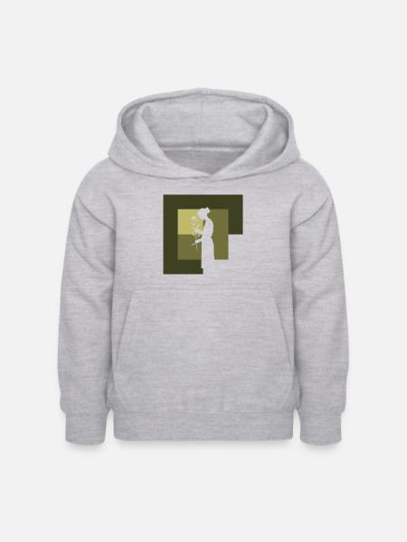 Florist Floristik - Kinder Hoodie - Hellgrau meliert