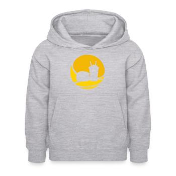 Repas de camion de restauration rapide - Sweat à capuche Enfant - gris clair chiné - Devant - AI Model Kid Female (0cm)