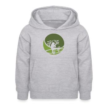 Rest Schlafen Faul - Kinder Hoodie - Hellgrau meliert - Vorne - AI Model Kid Female (0cm)
