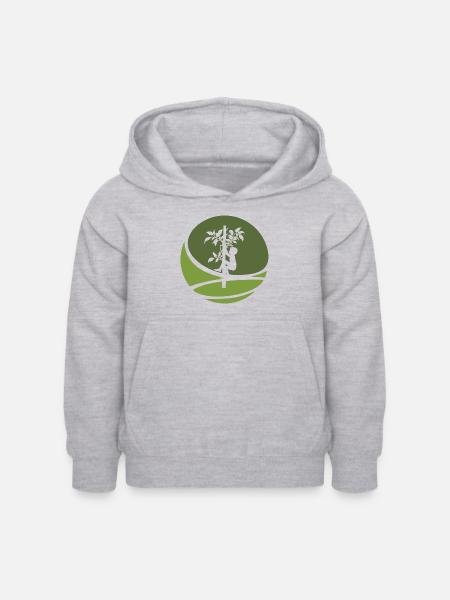 Klettern Kletterer - Kinder Hoodie - Hellgrau meliert