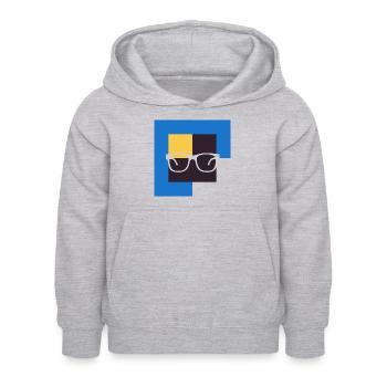 Leseratte Roman - Kinder Hoodie - Hellgrau meliert - Vorne - AI Model Kid Female (0cm)