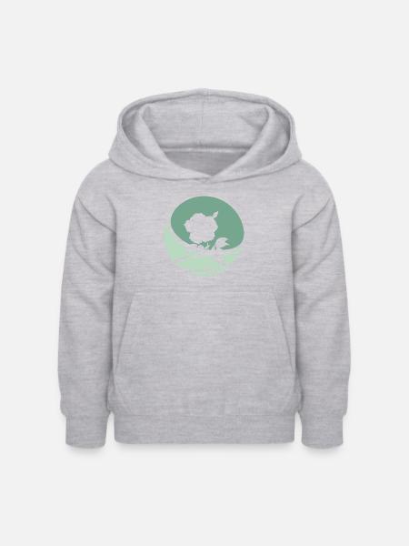 Blumenstrau Florist - Kinder Hoodie - Hellgrau meliert