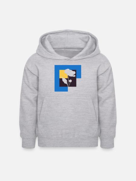 Blumenstrau Gartenbau Floristik - Kinder Hoodie - Hellgrau meliert