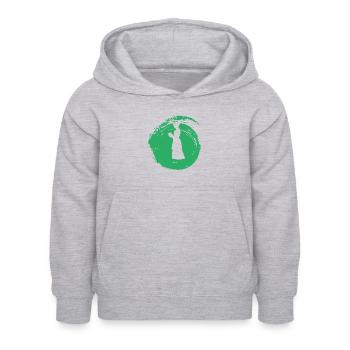 Leseratte Roman Literatur - Kinder Hoodie - Hellgrau meliert - Vorne - AI Model Kid Female (0cm)