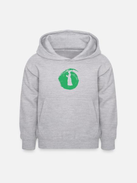 Leseratte Roman Literatur - Kinder Hoodie - Hellgrau meliert