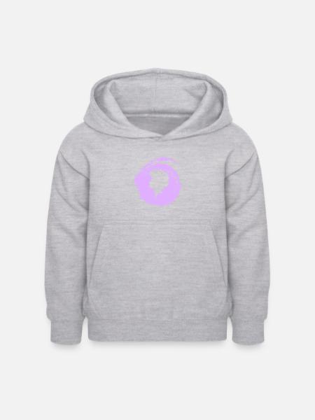 Funky Groove - Kinder Hoodie - Hellgrau meliert