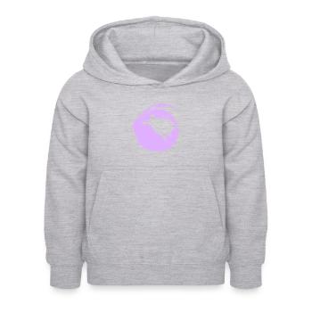 Wingsuit Glide - Kids Hoodie - light heather grey - Front - AI Model Kid Female (0cm)