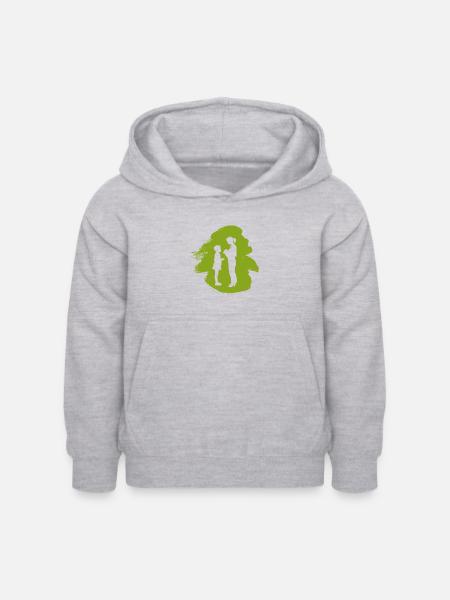 Grundschullehrer Volksschule - Kinder Hoodie - Hellgrau meliert