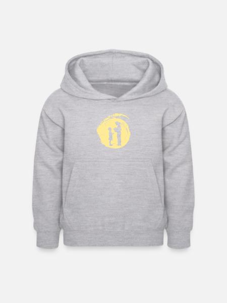 Grundschullehrer Lernen - Kinder Hoodie - Hellgrau meliert