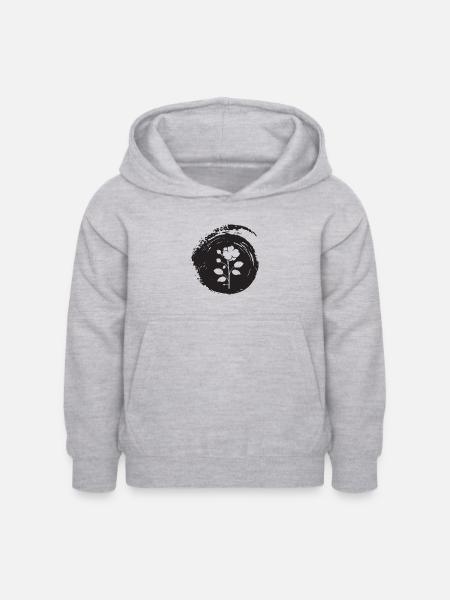 Florist Flower Power - Kinder Hoodie - Hellgrau meliert