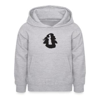 Book Novel - Kids Hoodie - light heather grey - Front - AI Model Kid Female (0cm)
