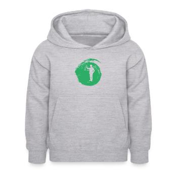 Juge Paragraphe - Sweat à capuche Enfant - gris clair chiné - Devant - AI Model Kid Female (0cm)