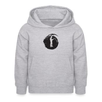 Book Literature Writing - Kids Hoodie - light heather grey - Front - AI Model Kid Female (0cm)