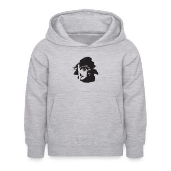 Rest Faul Entspannen - Kinder Hoodie - Hellgrau meliert - Vorne - AI Model Kid Female (0cm)
