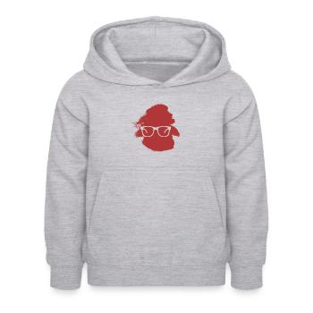 Literatur Lesen Buch - Kinder Hoodie - Hellgrau meliert - Vorne - AI Model Kid Female (0cm)