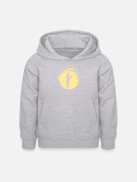 Richter Gericht Behandlung - Kinder Hoodie - Hellgrau meliert