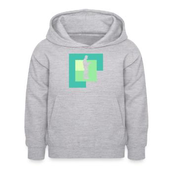Lesen Buch - Kinder Hoodie - Hellgrau meliert - Vorne - AI Model Kid Female (0cm)