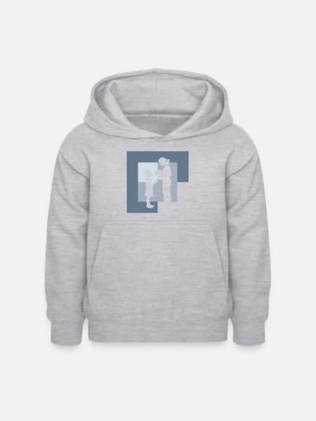 Grundschullehrer Lehrer - Kinder Hoodie - Hellgrau meliert