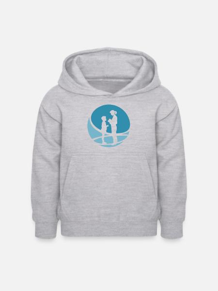 Grundschullehrer Abi Grundschule - Kinder Hoodie - Hellgrau meliert