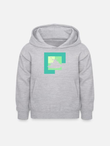 Wasserski Motorboot - Kinder Hoodie - Hellgrau meliert