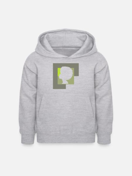 Soul Afro 70s - Kinder Hoodie - Hellgrau meliert